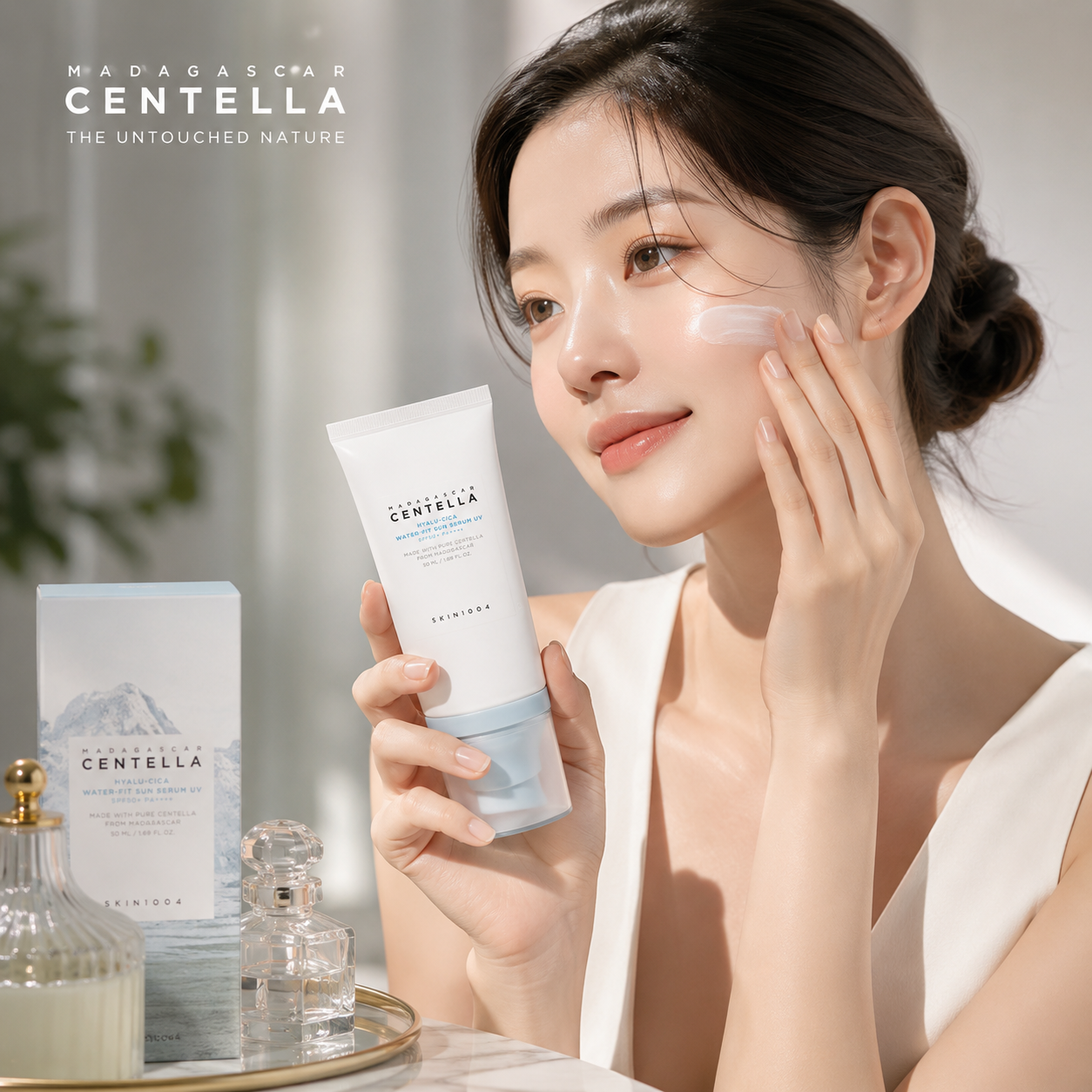 Kavora’s Water-Fit Sun Serum SPF 50 Lightweight Hydrating Korean Sunscreen