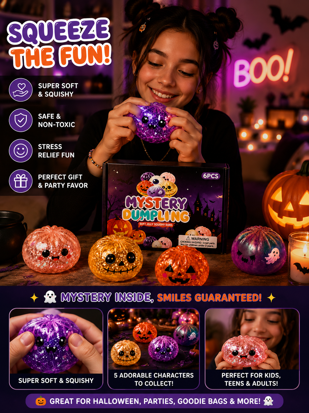 Kavora Mystery Ghost Squishy Toy