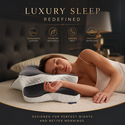 Kavora Cervical Memory Foam Pillow | Neck & Shoulder Pain Relief