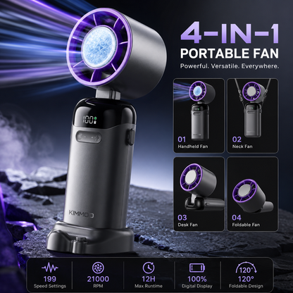 Kavora TurboBreeze 4-in-1 Portable Cooling Fan