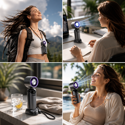 Kavora TurboBreeze 4-in-1 Portable Cooling Fan