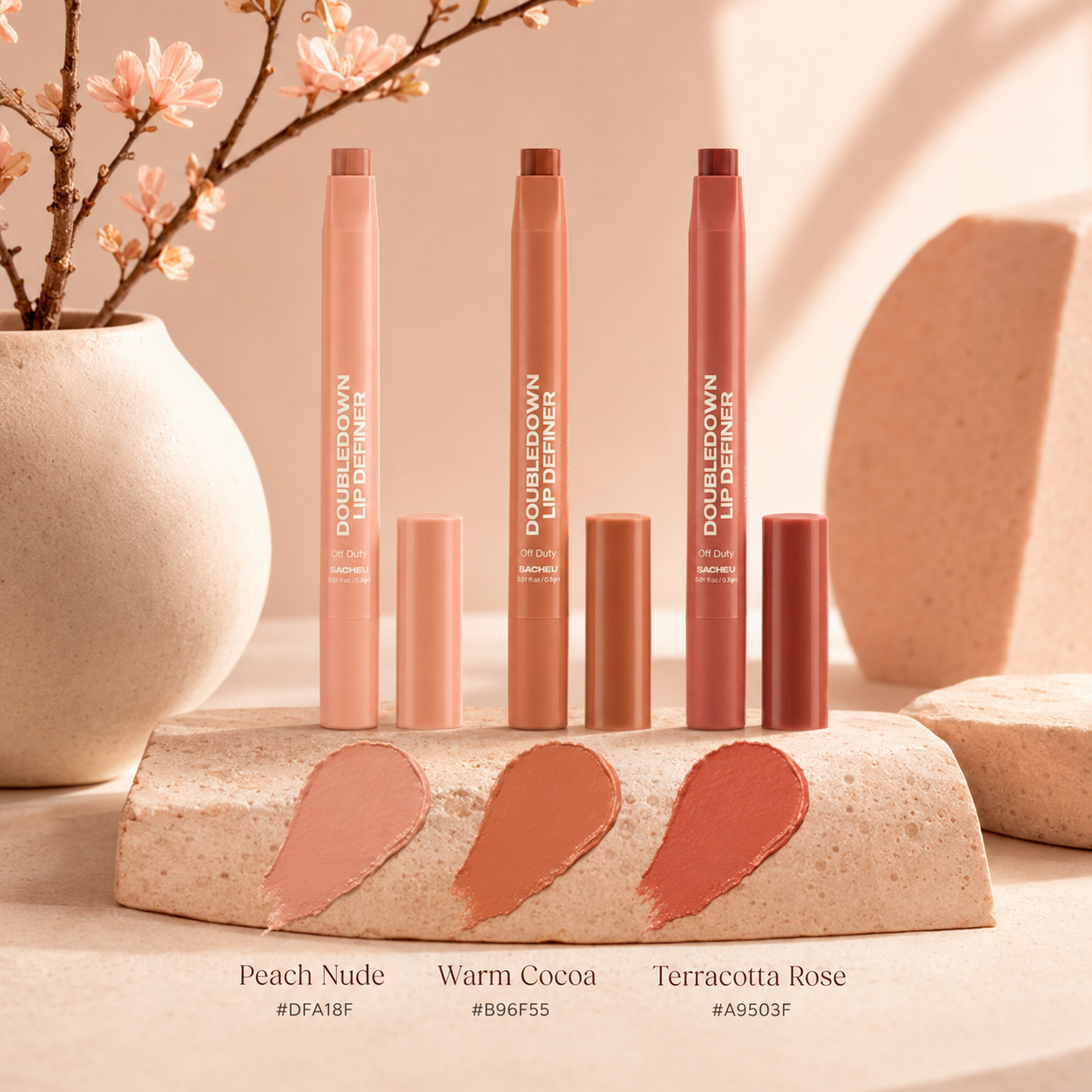 Kavora’s 2-in-1 Lip Definer & Balm for Smooth Satin Lips