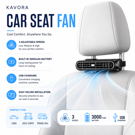 Kavora’s BreezeDrive Portable Car Fan